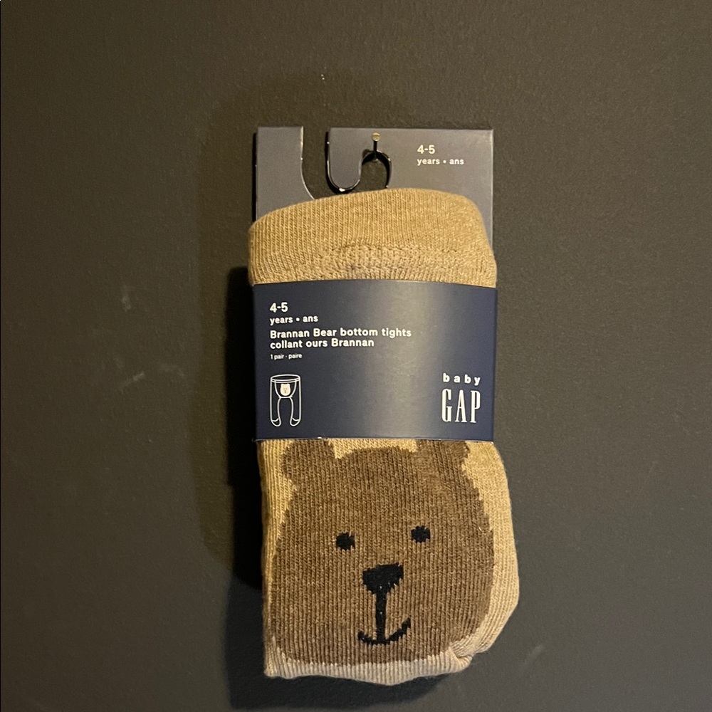 Baby Gap Brannon Bear Bottom Tights. Age 4-5